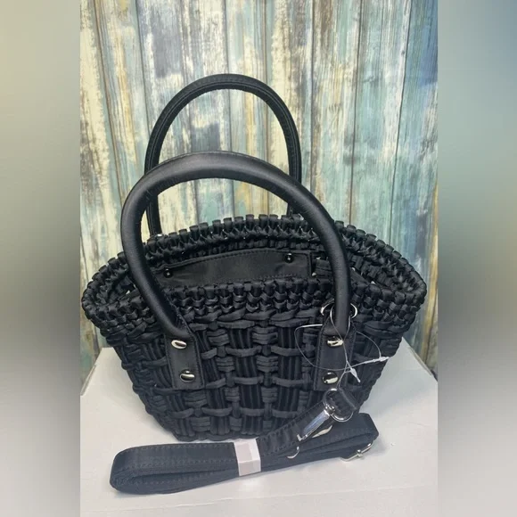 URBAN OUTFITTERS WOVEN FAN TOTE BAG - Picture 4 of 6